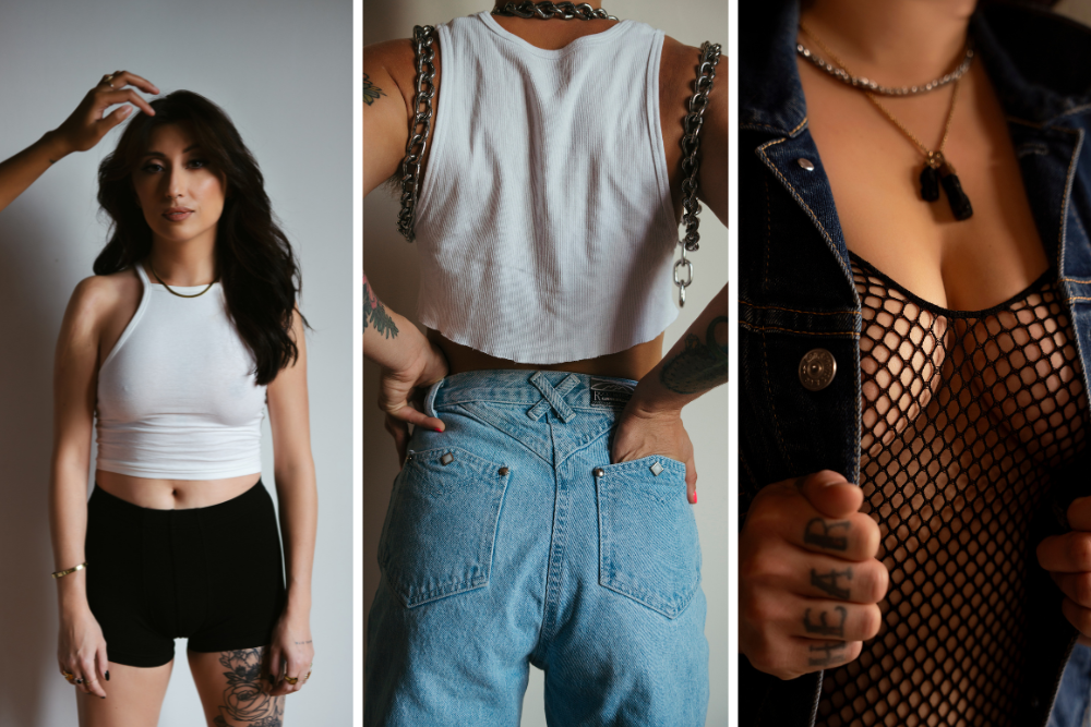 edgy androgynous boudoir photography styling in portland oregon