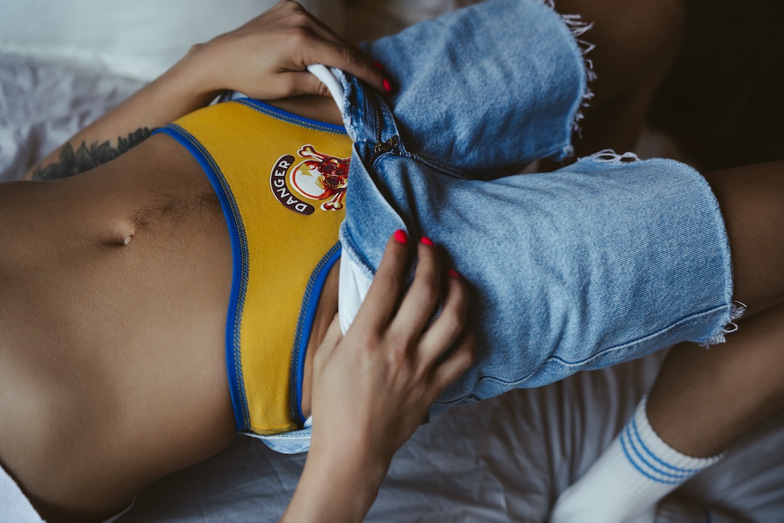 androgynous nonbinary boudoir photoshoot in portland oregon