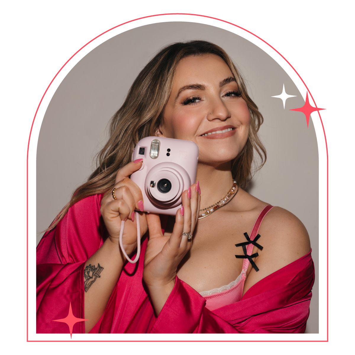 group of women smiling, boudoir photography portland